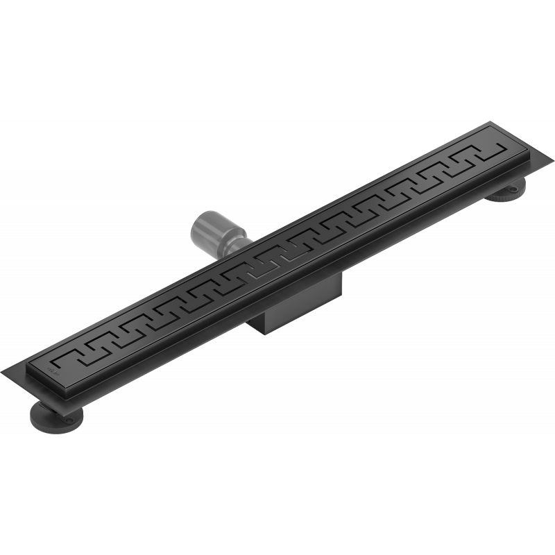 Mexen Flat M15 Linear Drain 60 cm, Black - 1724060-15