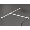 Mexen Kioto Walk-in Duschwand 85 x 70 cm, transparent, weiß - 800-085-202-20-00-070