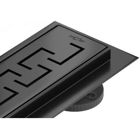 Mexen Flat M15 Linear Drain 80 cm, Black - 1724080-15