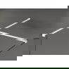 Mexen Kioto Walk-in Duschwand 85 x 80 cm, transparent, weiß - 800-085-202-20-00-080