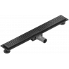 Mexen Flat M08 60 cm Linear Shower Drain, Black - 1725060-15