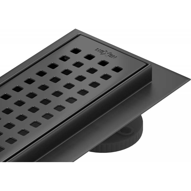 Mexen Flat M08 douchegoot 70 cm, zwart - 1725070-15