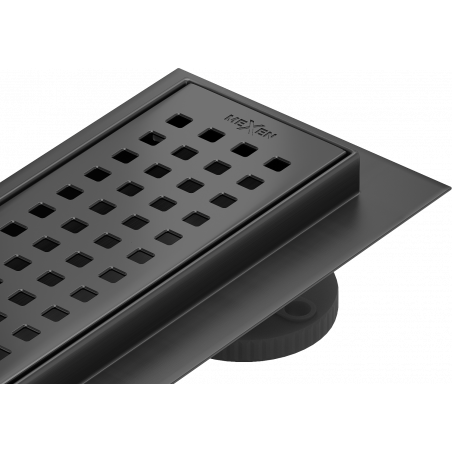 Mexen Flat M08 douchegoot 70 cm, zwart - 1725070-15