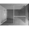 Mexen Kioto Duschwand Walk-in 180 x 85 cm, transparent, weiß - 800-180-202-20-00-085