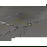 Mexen Kioto Duschwand Walk-in 85 x 80 cm, transparent, golden - 800-085-202-50-00-080
