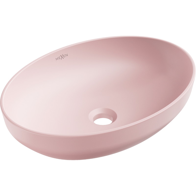 Mexen Cornelia opzetwastafel 50 x 37 cm, roze mat - 21885044