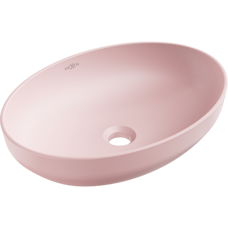 Mexen Cornelia lavabo da appoggio 50 x 37 cm, rosa opaco - 21885044