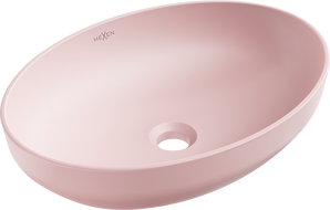 Mexen Cornelia lavabo da appoggio 50 x 37 cm, rosa opaco - 21885044