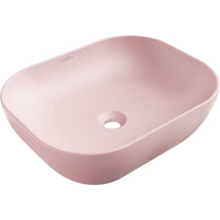 Mexen Rosa countertop washbasin 50 x 40 cm, pink matte - 21095044