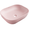 Mexen Rosa lavabo sobre encimera 50 x 40 cm, rosa mate - 21095044