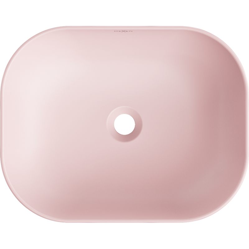 Mexen Rosa opbouw wasbak 50 x 40 cm, roze mat - 21095044