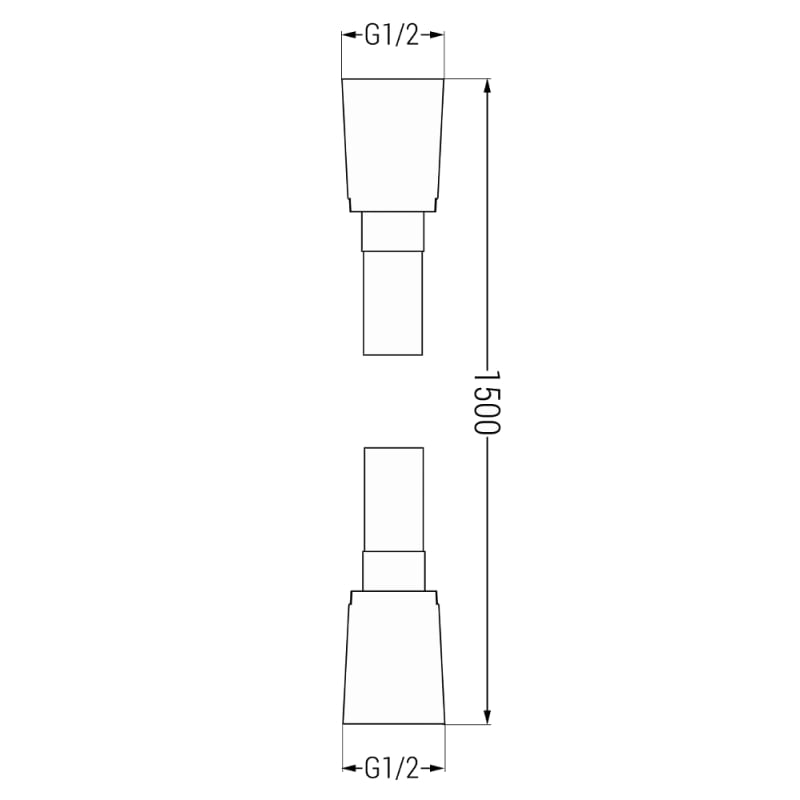 Mexen Cube DR02 Unterputz-Badewannen- und Duschset mit 30 cm Kopfbrause, gebürstetes Gun Gray - 77503DR0230-66