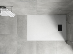 Mexen Hugo pokrov za tuš kad, črn - 42910070