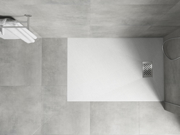 Mexen Hugo afdekking voor douchebak, inox - 42910001
