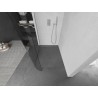 Mexen Kioto-R zakrivljena Walk-in tuš stijena 150 x 200 cm, prozirna 8 mm, krom - 800-150-101-01-06