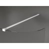 Mexen Kioto-R Duschwand rund Walk-in 90 x 200 cm, transparent 8 mm, weiß - 800-090-101-20-06