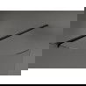 Mexen Kioto-R Runde Duschwand Walk-in 120 x 200 cm, transparent 8 mm, schwarz - 800-120-101-70-06
