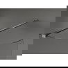 Mexen Kioto-R gebogen inloopdouchewand 160 x 200 cm, transparant 8 mm, kanonmetaal - 800-160-101-95-06