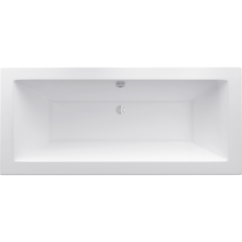 Mexen Cube rechthoekig bad 180 x 80 cm, wit - 55051808000