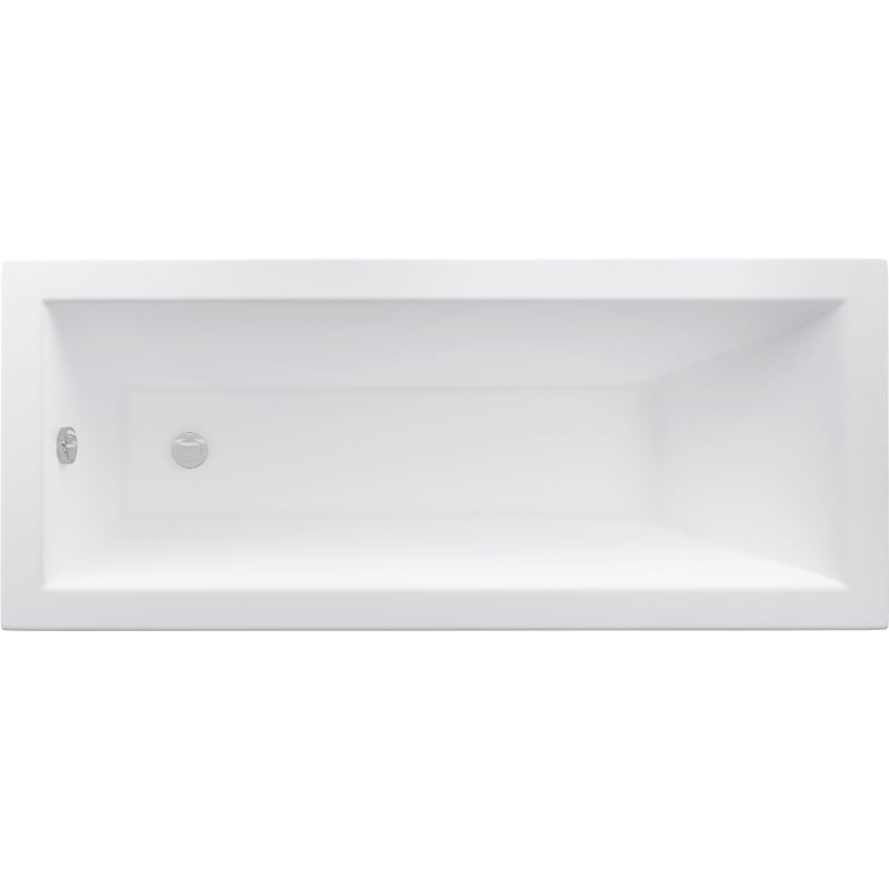 Mexen Cubik ristkülikukujuline vann 160 x 70 cm, valge - 55031607000