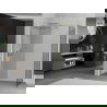 Mexen Kioto douchewand Walk-in 155 x 100 cm, transparant, goud geborsteld - 800-155-202-55-00-100