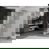 Mexen Kioto douchewand Walk-in 85 x 70 cm, transparant, rosegoud - 800-085-202-60-00-070