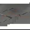 Mexen Kioto Duschwand Walk-in 85 x 80 cm, transparent, roségold - 800-085-202-60-00-080