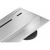 Mexen Flat 360° M03 Drehbarer Linienablauf 50 cm, Inox - 1022050-40
