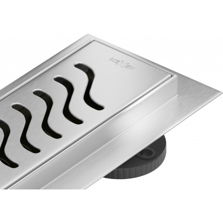 Mexen Flat 360° M09 50 cm Rotatable Linear Drain, Inox - 1028050-40