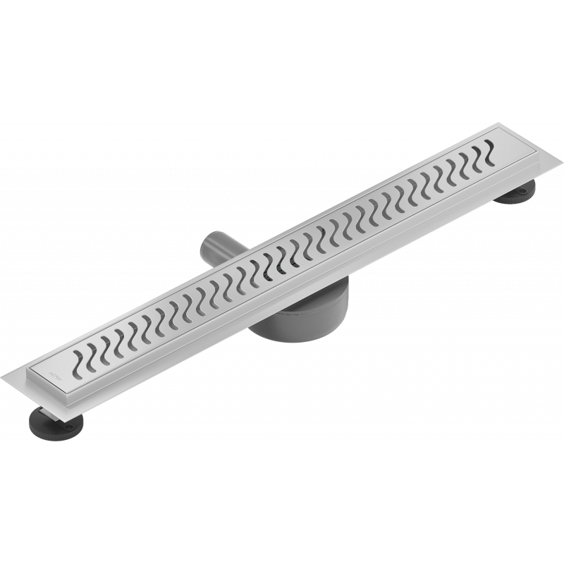 Mexen Flat 360° M09 drehbarer Linearablauf 50 cm, Inox - 1028050-40