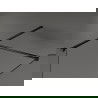 Mexen Kioto Duschwand Walk-in 85 x 80 cm, transparent, schwarz - 800-085-202-70-00-080