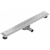 Mexen Flat 360° M12 draaibare lijnafvoer 50 cm, inox - 1021050-40