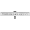 Mexen Flat 360° M12 draaibare lijnafvoer 50 cm, inox - 1021050-40