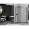 Mexen Kioto Zid tuš kabine Walk-in 100 x 90 cm, proziran, crni - 800-100-202-70-00-090