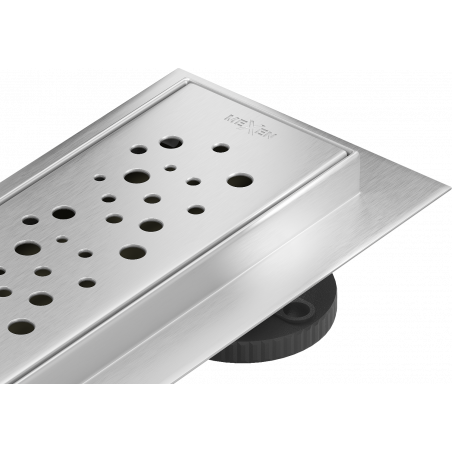 Mexen Flat 360° M12 Rotatable Linear Drain 50 cm, Inox - 1021050-40