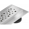 Mexen Flat 360° M12 canalisation linéaire rotative 60 cm, inox - 1021060-40