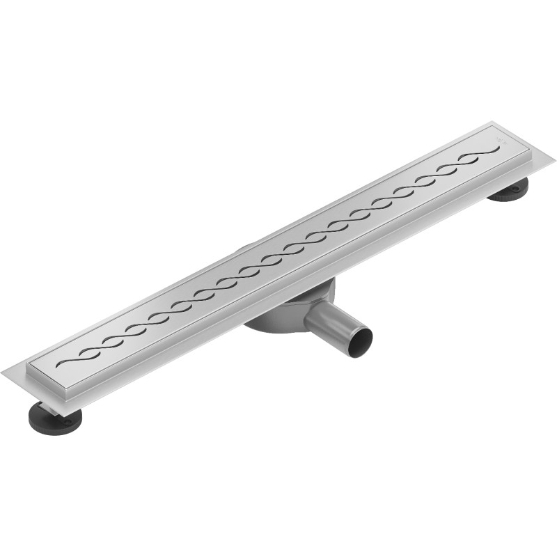 Mexen Flat 360° M18 pööratav liinisläbipääs 60 cm, inox - 1023060-40