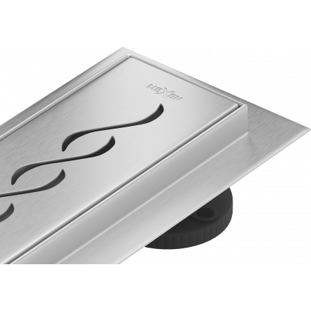 Mexen Flat 360° M18 drain linéaire pivotant 80 cm, inox - 1023080-40