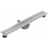 Mexen Flat 360° M22 draaibare douchegoot 70 cm, inox - 1029070-40