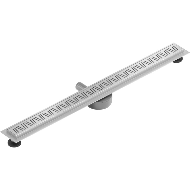 Mexen Flat 360° M22 pööratav joonkanalisatsioon 80 cm, inox - 1029080-40