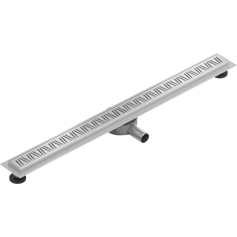Mexen Flat 360° M22 pööratav joonkanalisatsioon 80 cm, inox - 1029080-40