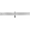 Mexen Flat 360° M22 pööratav joonkanalisatsioon 80 cm, inox - 1029080-40