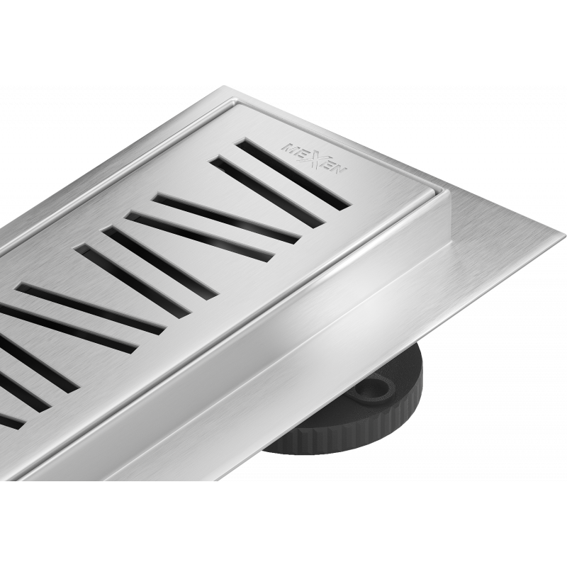 Mexen Flat 360° M22 80 cm Rotating Linear Drain, Inox - 1029080-40