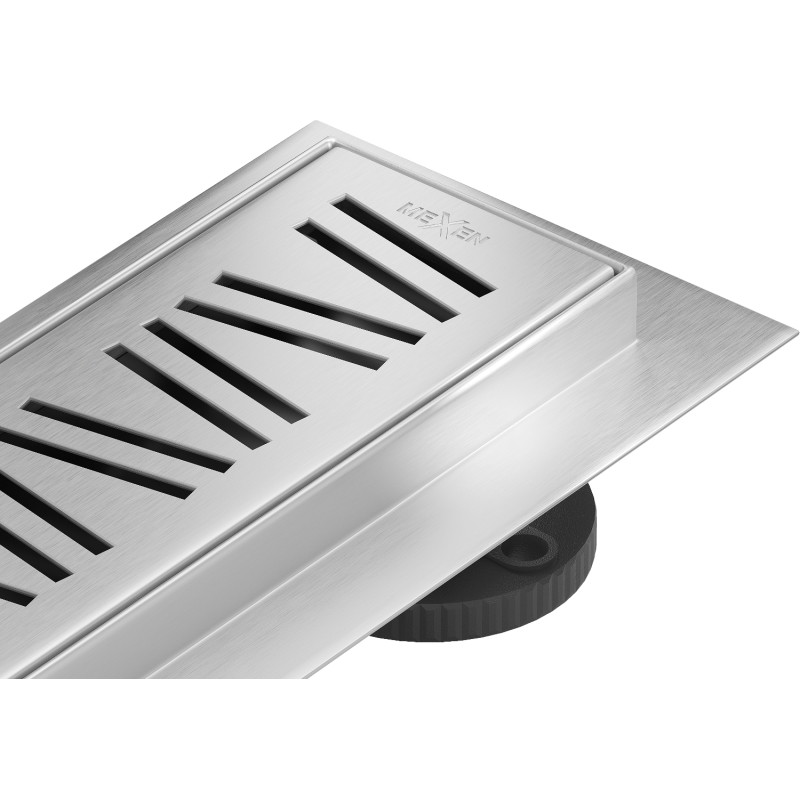 Mexen Flat 360° M22 pööratav joonkanalisatsioon 80 cm, inox - 1029080-40