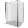 Mexen Kioto freestanding shower wall 180 x 30 x 30 cm, transparent, black - 800-180-030-222-70-00-030