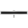 Mexen Flat 360° MGB drain linéaire rotatif 70 cm, verre noir - 1026070-40