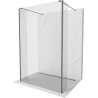 Mexen Kioto freestanding shower screen 95 x 30 x 30 cm, transparent, gun metal - 800-095-030-222-95-00-030