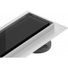 Mexen Flat 360° MGB drain linéaire pivotant 100 cm, verre noir - 1026100-40