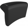 Mexen M10 Badezimmer-Kopfstütze, schwarz - 55010-70