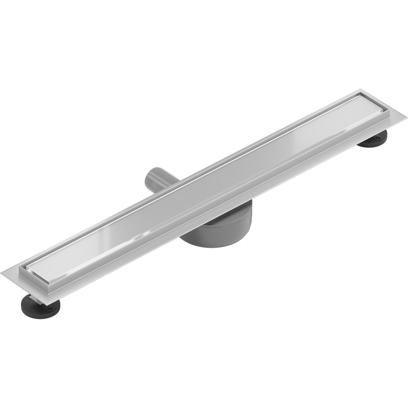 Mexen Flat 360° MGW rotacijski linearni odvod 60 cm, bijelo staklo - 1027060-40